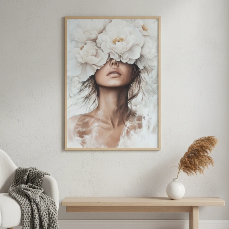 plakat do ramy portret kobiecy